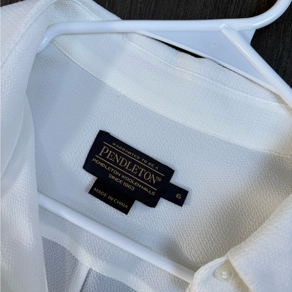 Pendleton Classic White Blouse - Picture 2 of 2